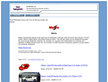 Tablet Screenshot of maisto.toywonders.com