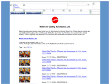 Tablet Screenshot of mattel.toywonders.com