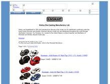 Tablet Screenshot of kinsmart.toywonders.com